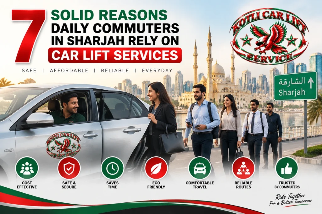 7 Solid Reasons Daily Commuters in Sharjah Rely on Car Lift Services