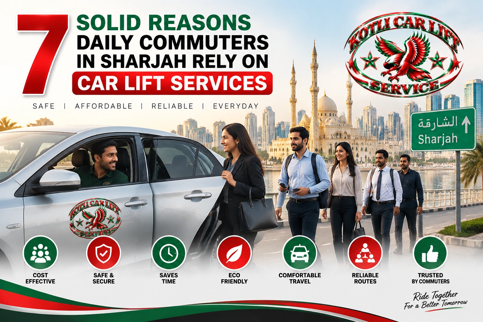 7 Solid Reasons Daily Commuters in Sharjah Rely on Car Lift Services